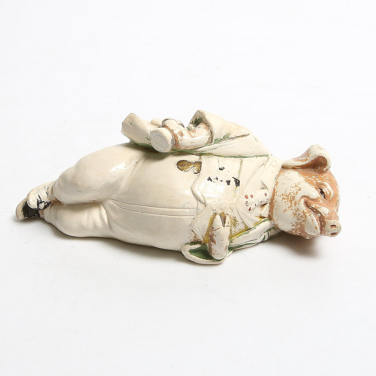 SPARBÖSSA, gips, gris, Bernard Bloch, Eichwald, Böhmen, 1800/1900-tal.