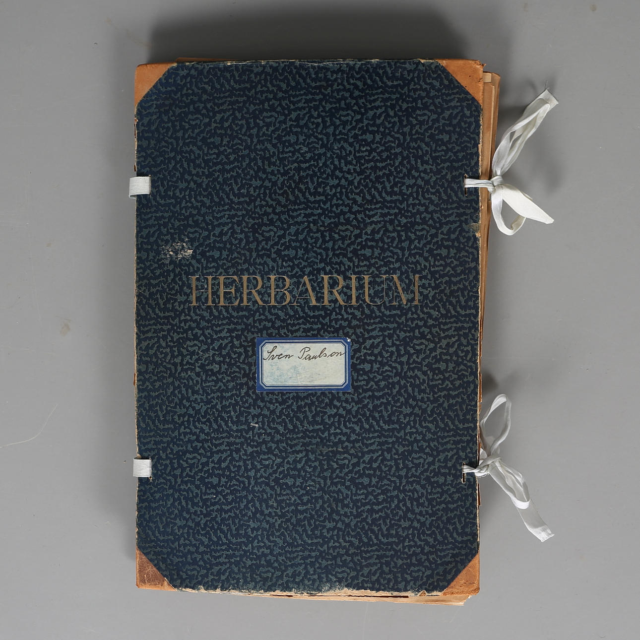HERBARIUM i pärm, Skåne, Sverige, 1940-tal.