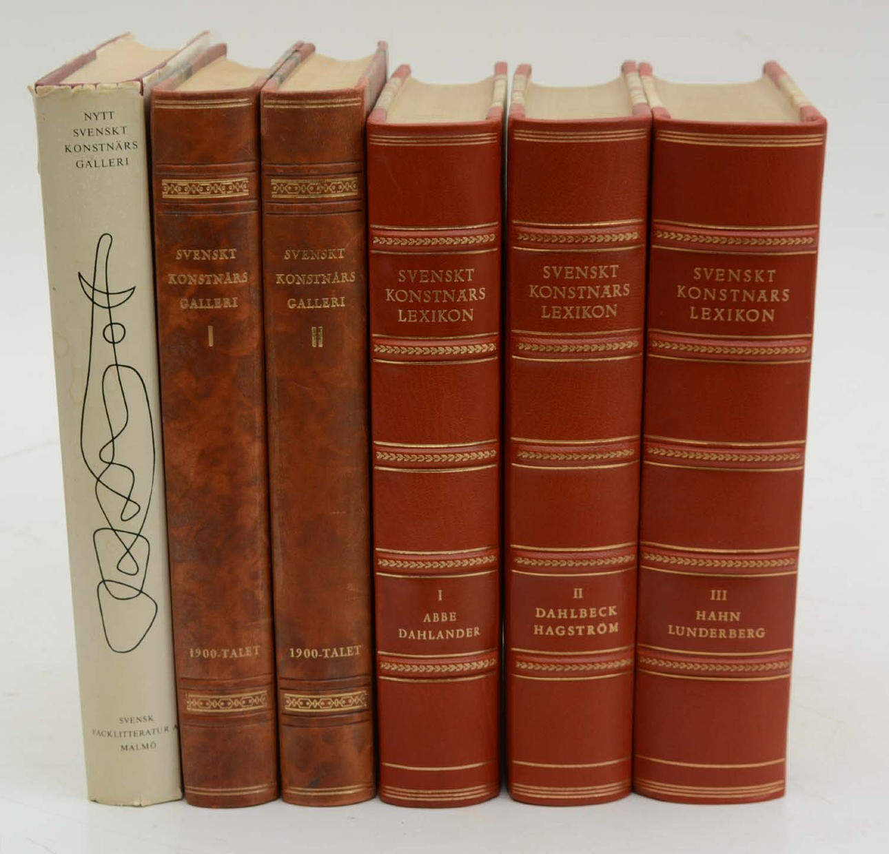 Artist's dictionary. 6 volumes Allhem etc.