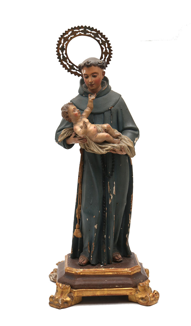 SPANISH SCHOOL, EARLY 20TH CENTURY. Pyhä Anthony Padovalainen.