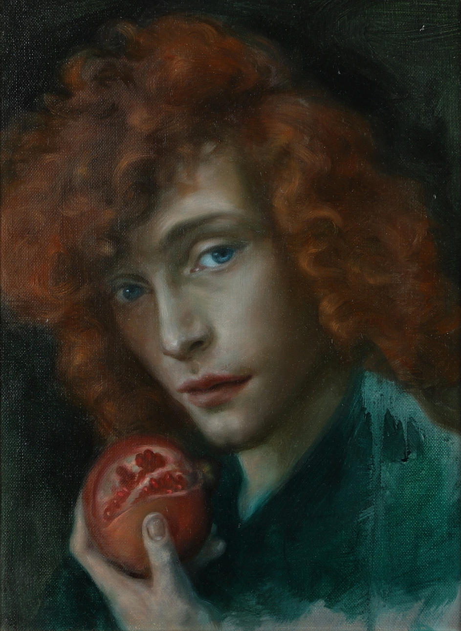 WEN WU (B.1978). DECADENCE - THE COLOUR OF POMEGRANATES, ROSSETTI.
