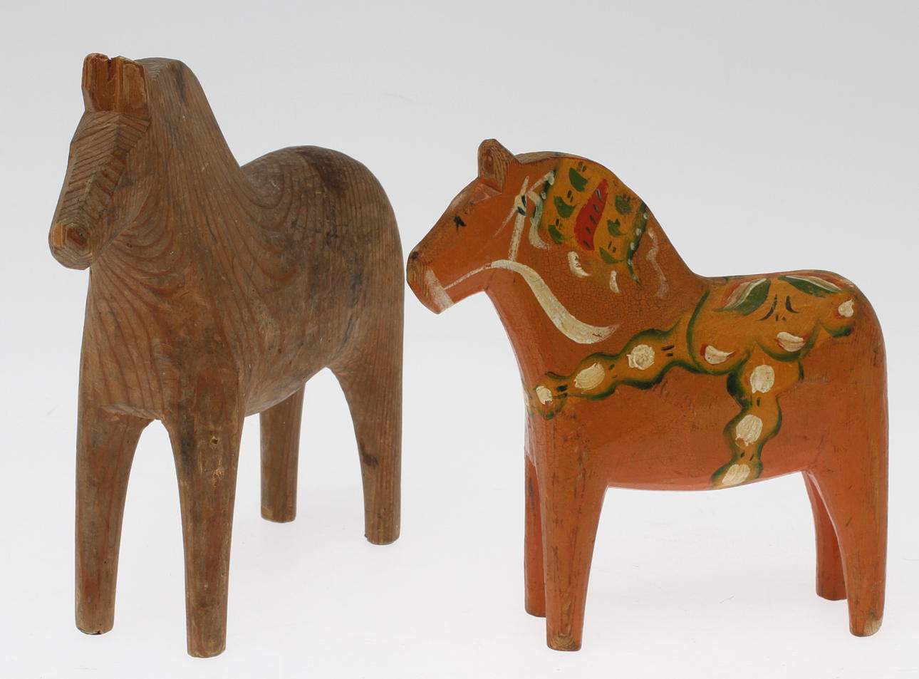 DALAHÄSTAR, 2 st, allmoge.