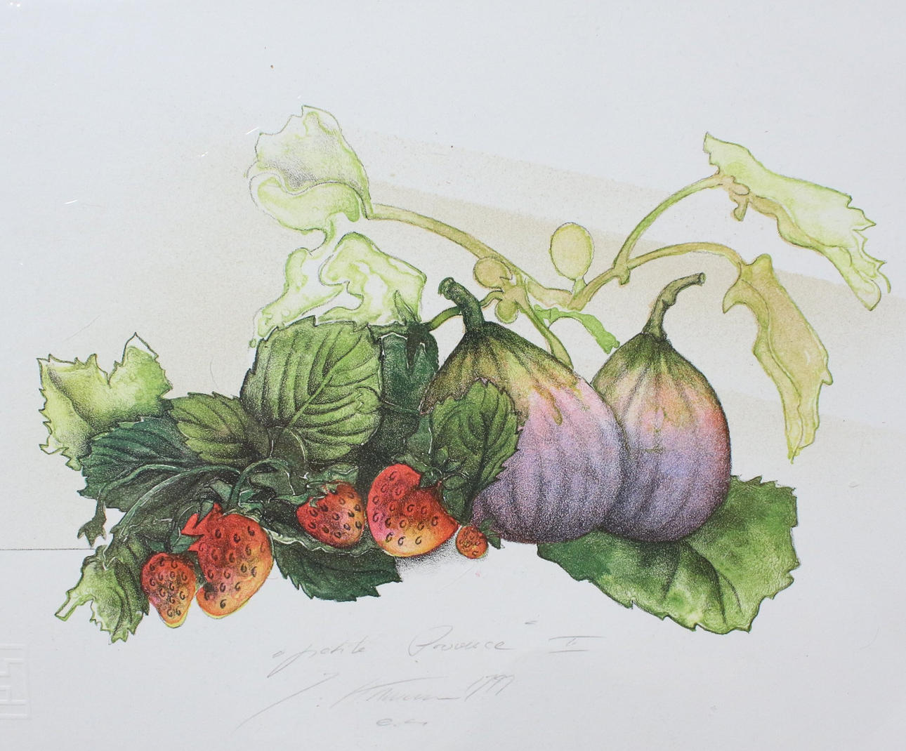 SUSANNE HARTMANN. 'Petite Provence', 1999, lithograph, EA signed.