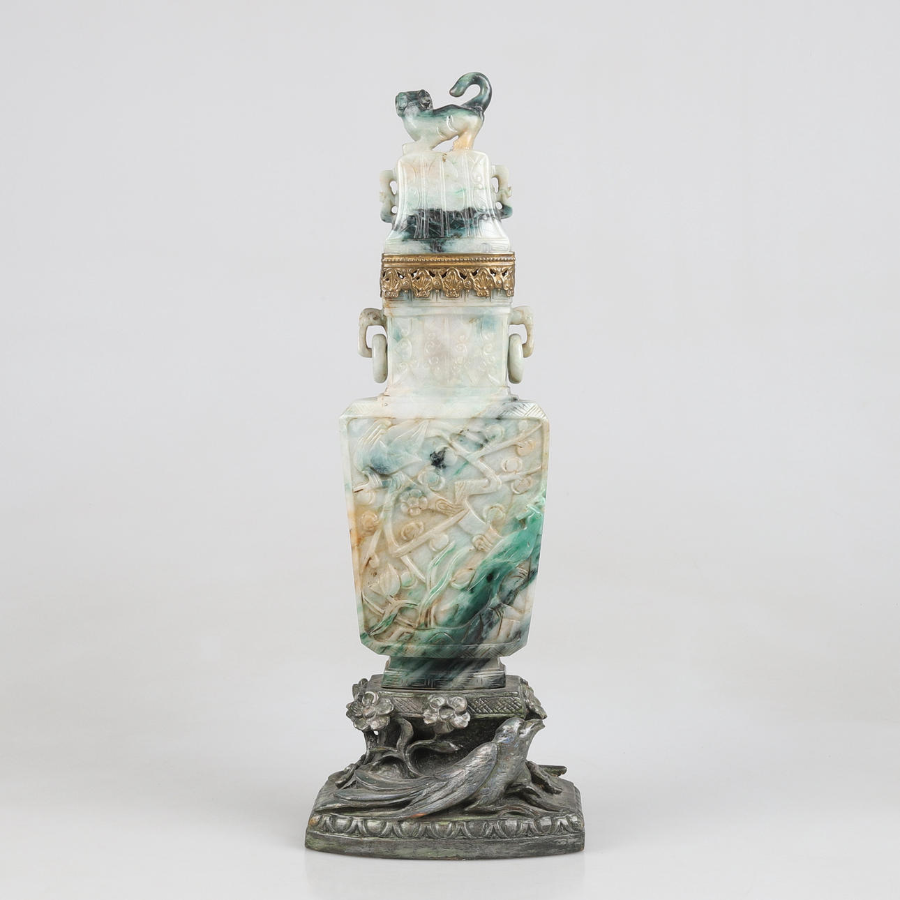 THE CAPS, jadeite, late Qing, China.