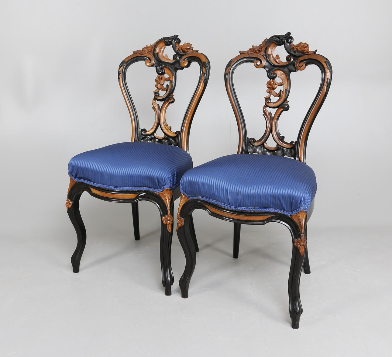 STOLAR, 1 par, Rokokostil, 18/1900-tal.