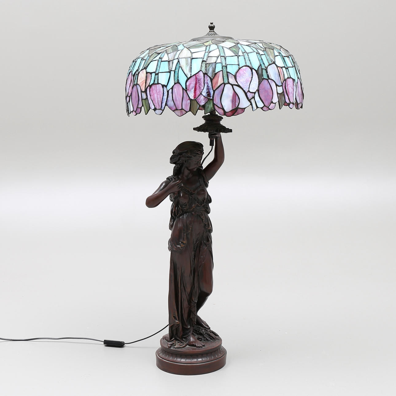 GOLVLAMPA, Tiffany-stil, 1900/2000-tal.