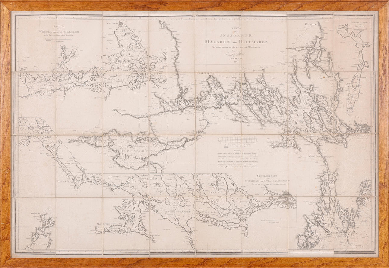 KORT STOCKHOLMS Skærgård VED KLINT, 1813.