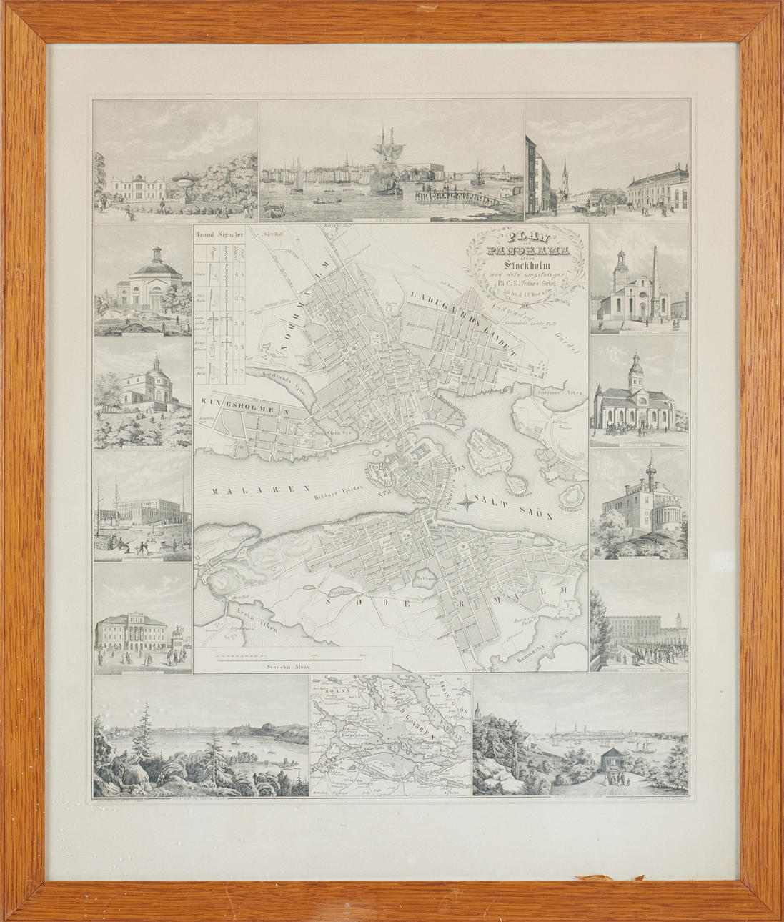 KARTA STOCKHOLM AV MEYER.