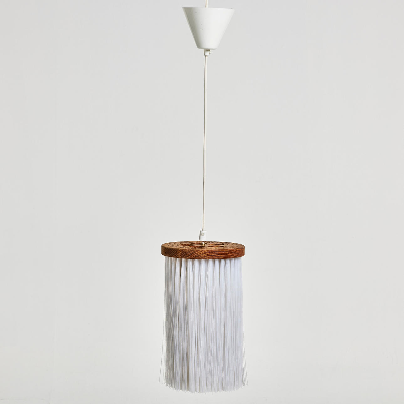 CEILING LAMP, broom lamp with straws, marked SRF handcraft.
