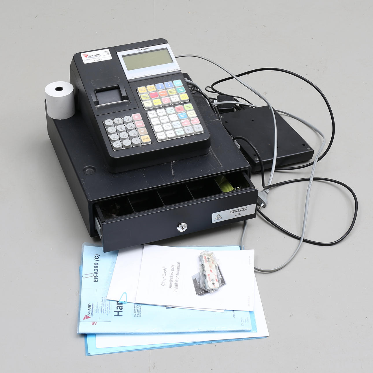 KASSAPPARAT, Sharp ER-A280N.