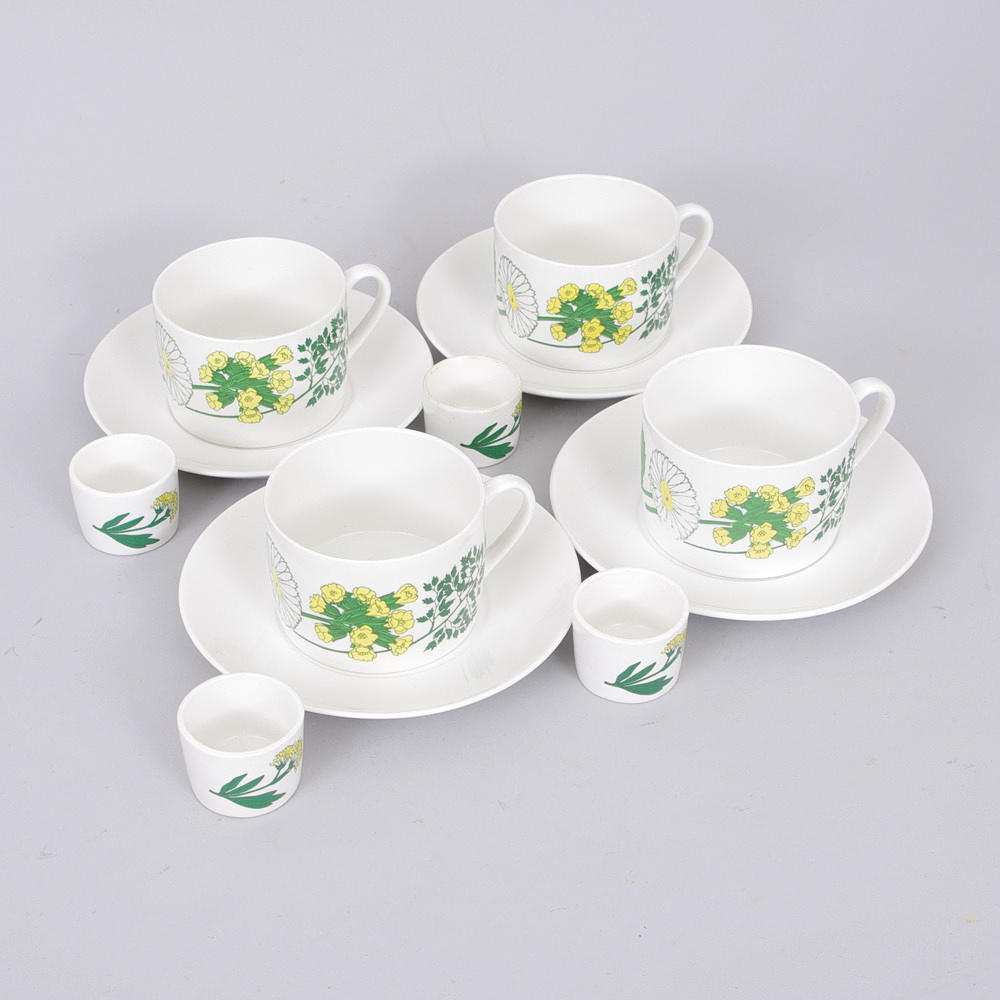 TESERVIS, porslin, "Flora".