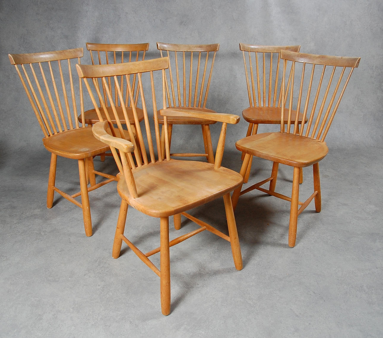 STOLAR, 6 st " Lilla Åland " Carl Malmsten.