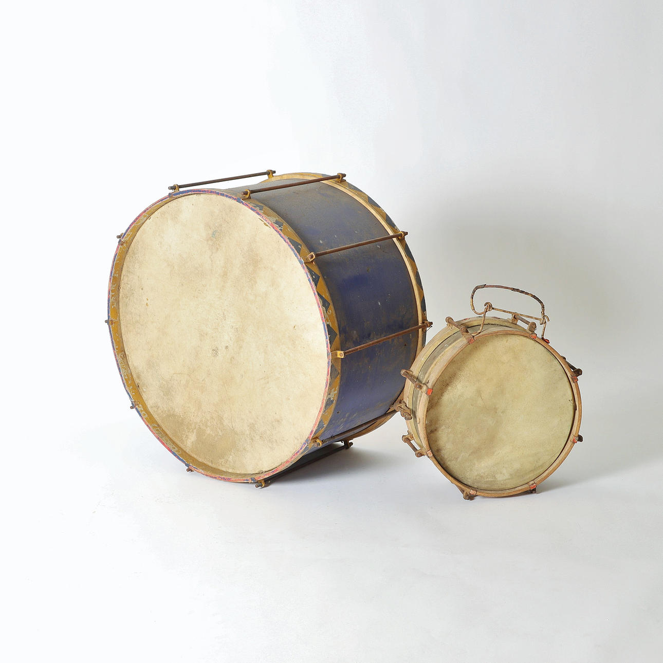 DRUMS, 2 pcs, circus, 1930s.