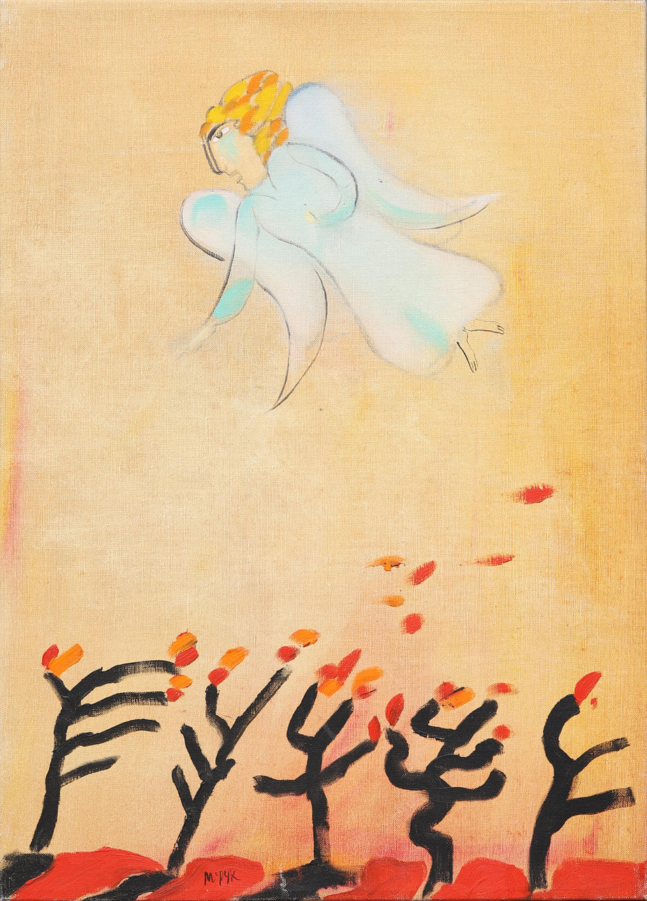 MADELEINE PYK. Olja på duk. Signerad.