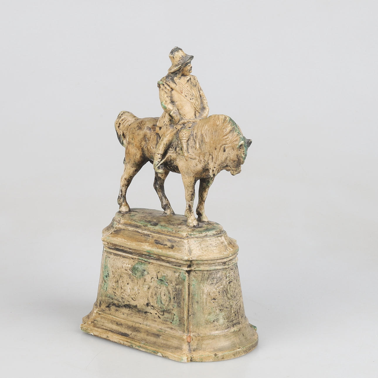 ANDERS OLSON. Sculpture, plaster, Karl X Gustav.