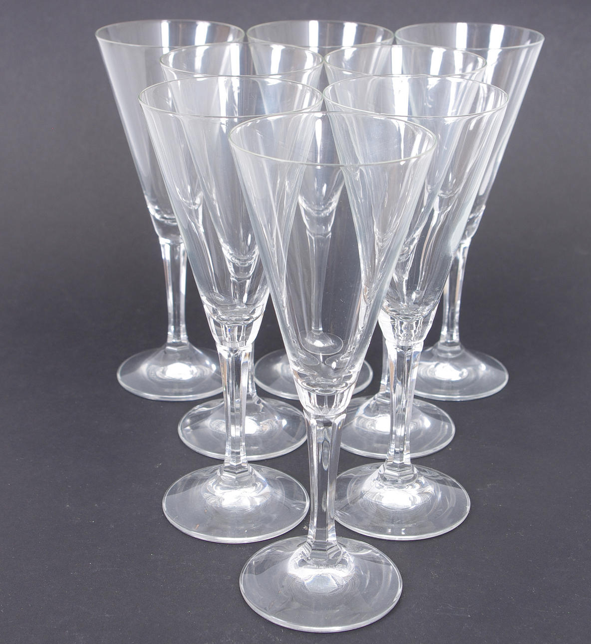 CHAMPAGNEGLAS, 8 stycken.