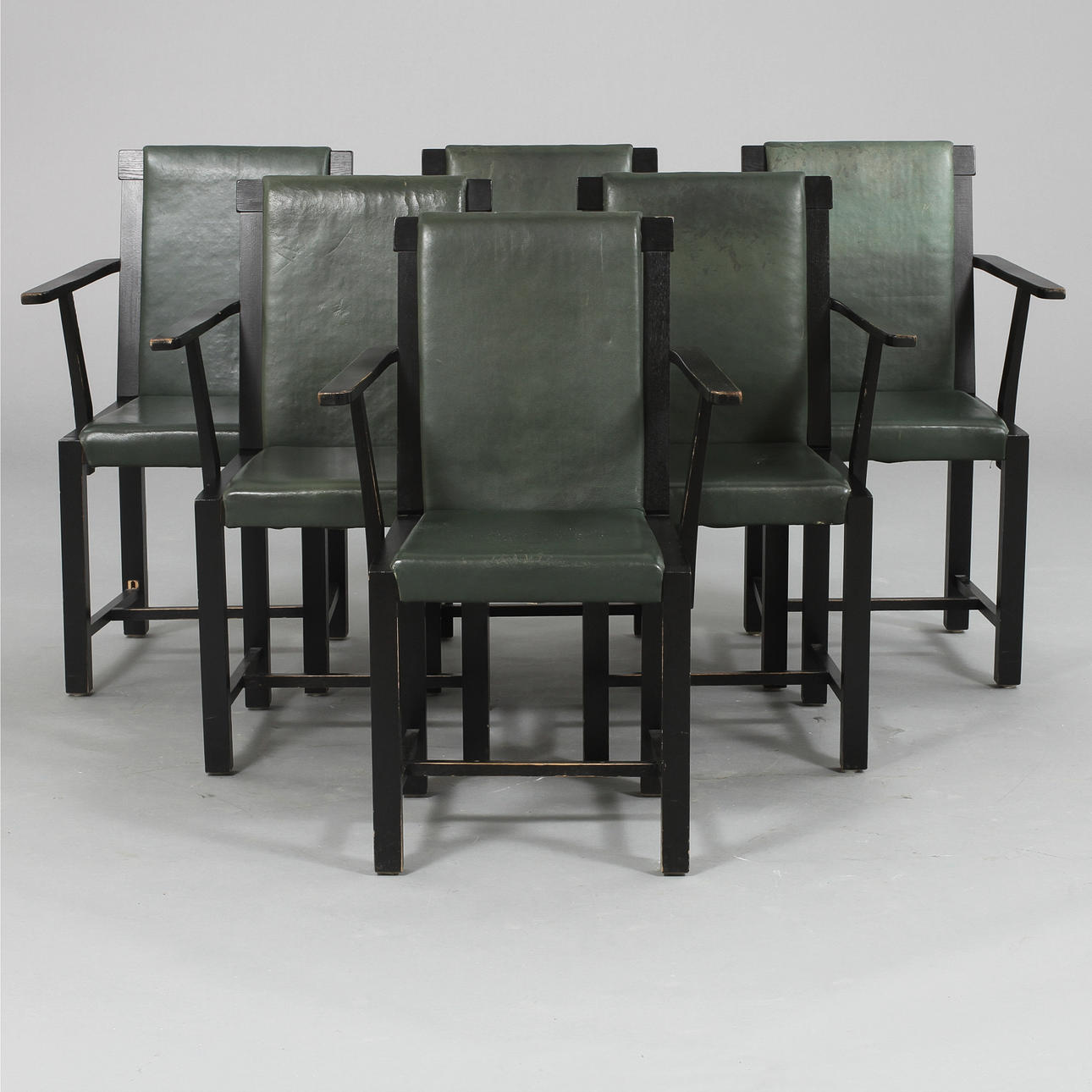 KARMSTOLAR, 6 st, Åke Axelsson för Galleri Stolen.