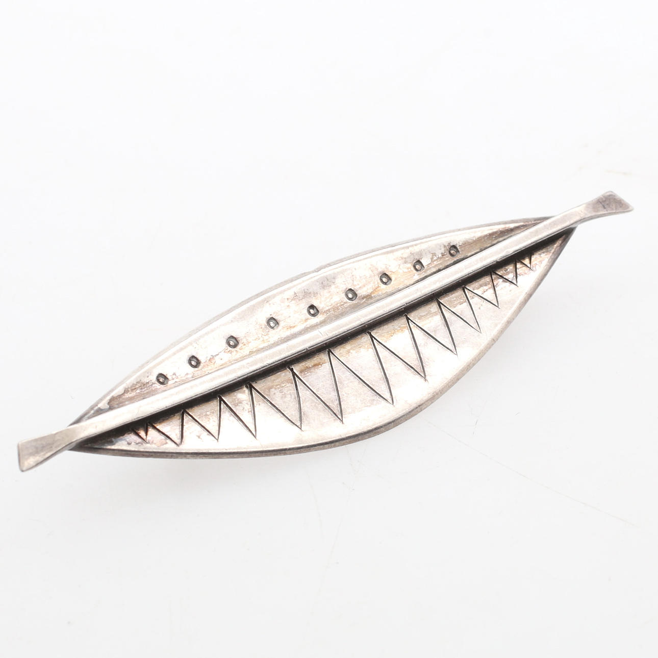 BROOCH, silver, Åke Bergman, Stockholm, 1954.