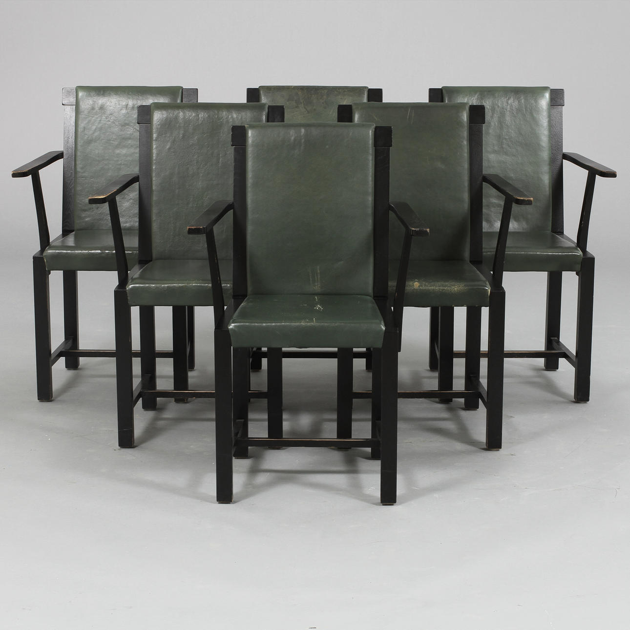 KARMSTOLAR, 6 st, Åke Axelsson för Galleri Stolen.