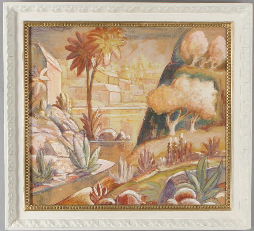 HARRY WALDOW. blandteknik, signerad.