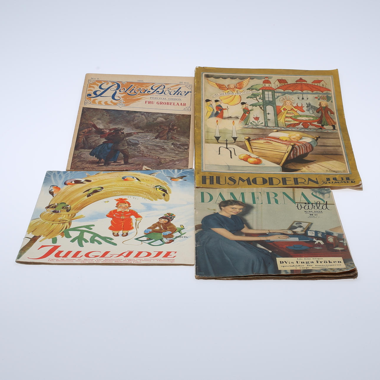 TIDNINGAR, 4 st, 1900-tal.