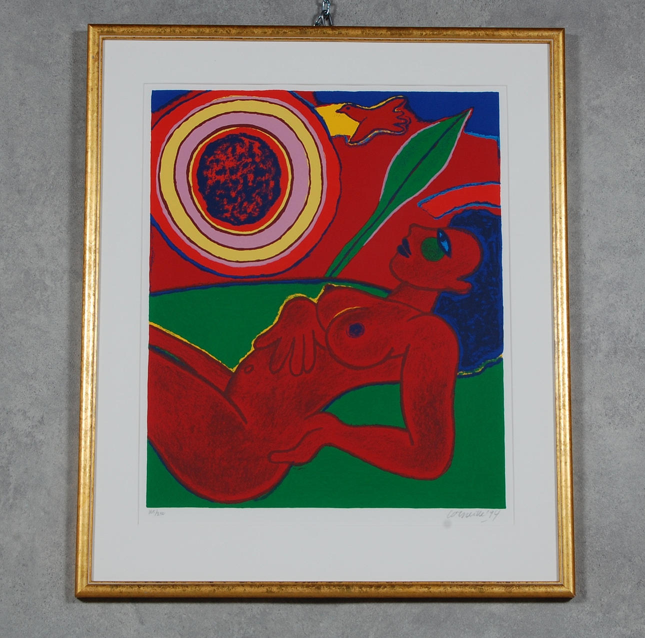 BEVERLOO CORNEILLE,1922- 2010. färglitografi, signerad,och daterad - 94, numrerad 165/250.