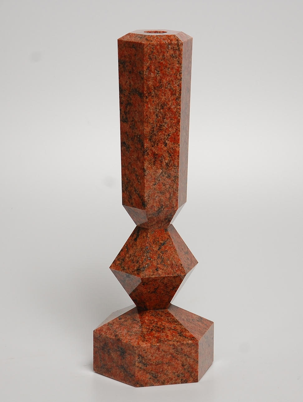 LAMPFOT, LJUSSTAKE, Granit.