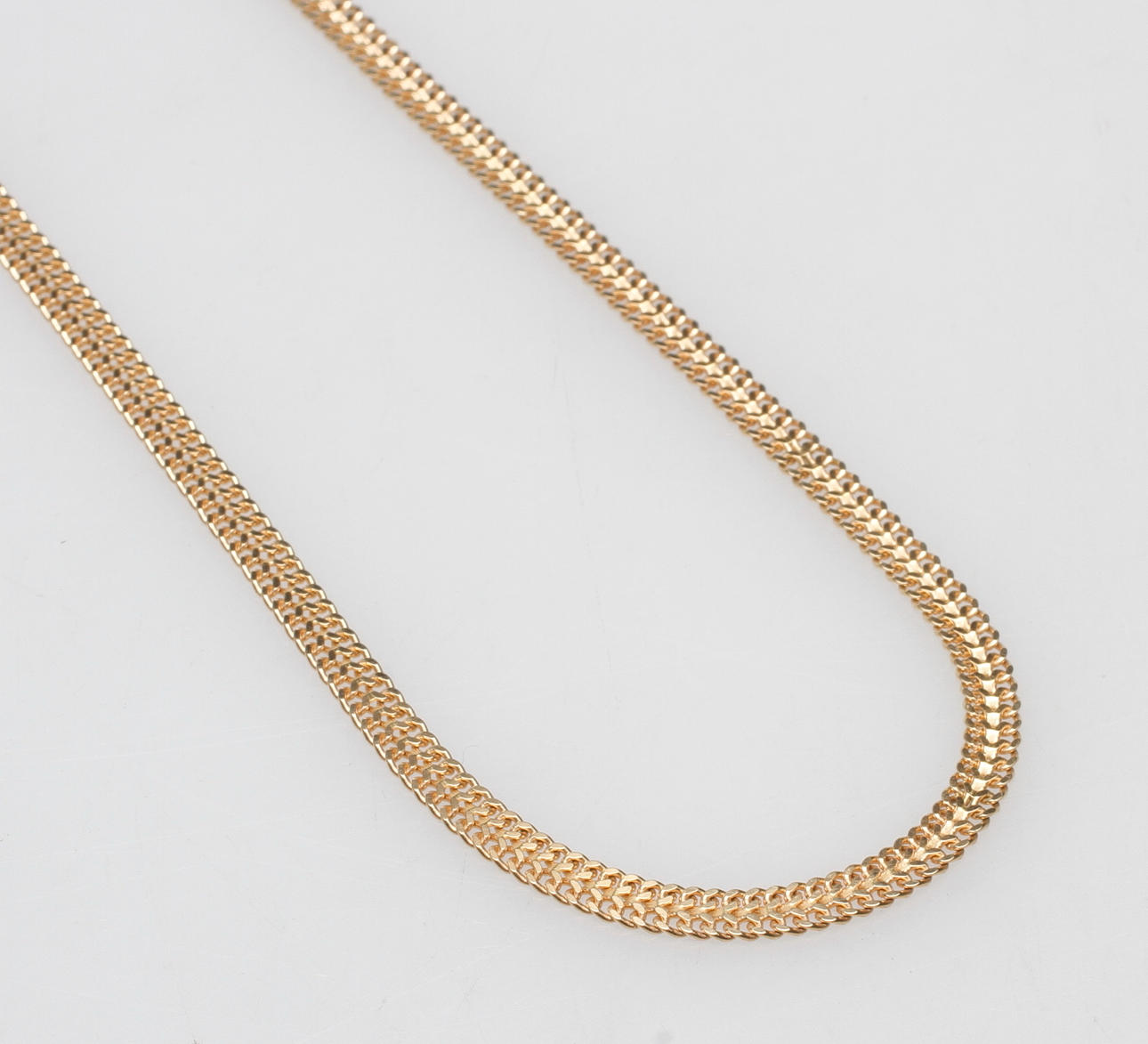 HALSBAND "RÄVSVANS", 18k guld, vikt ca 9,3 gr.