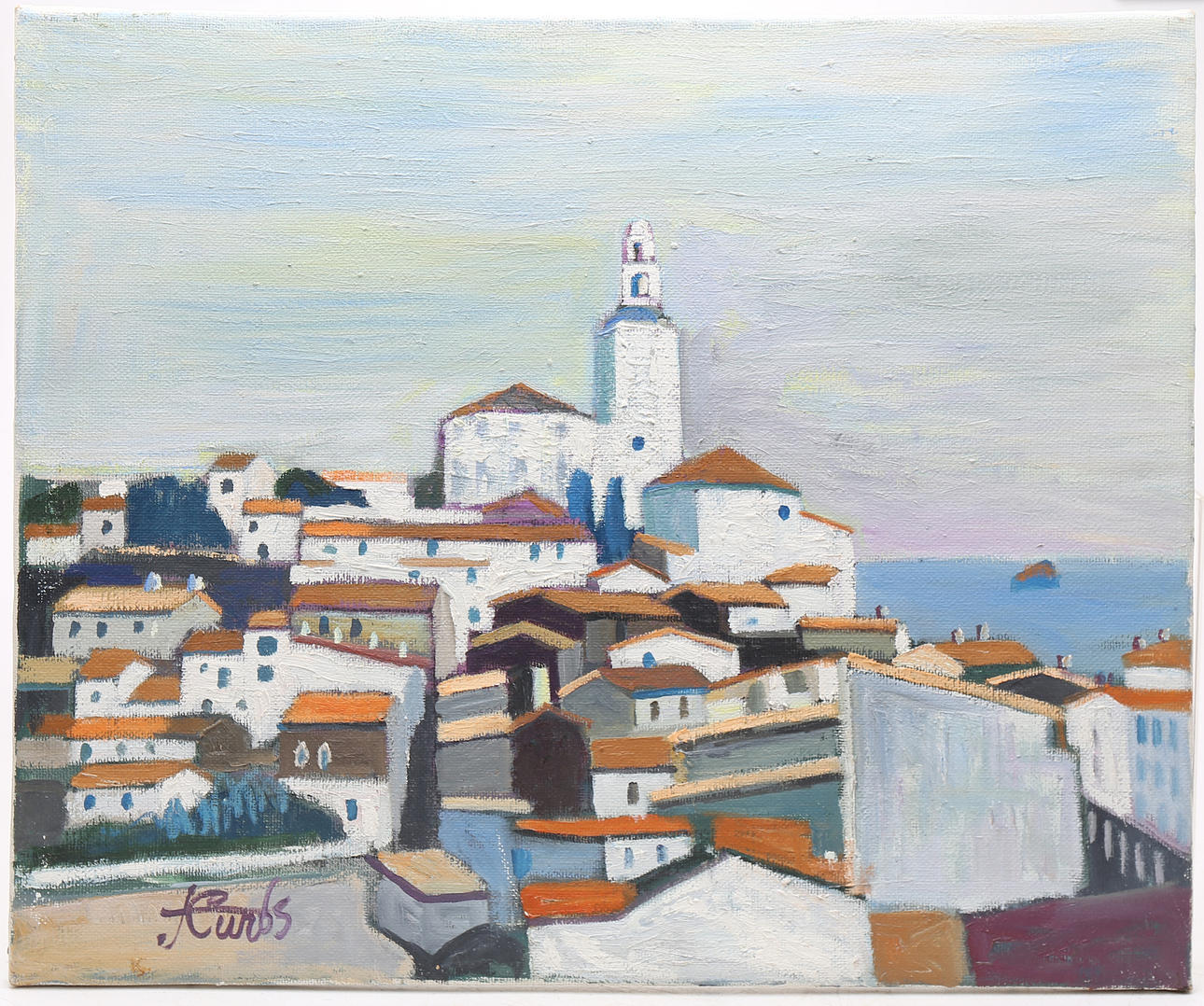 JORDI CURÓS. Vista de Cadaqués.