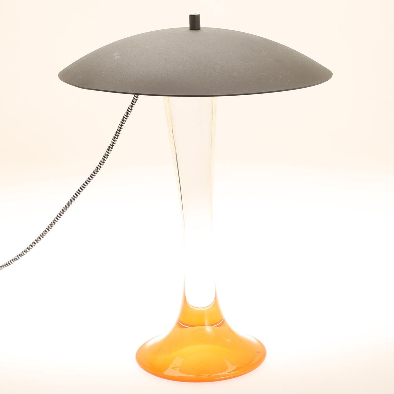 GÖRAN WÄRFF. Table lamp, glass, "Baskerville", Kosta Boda.