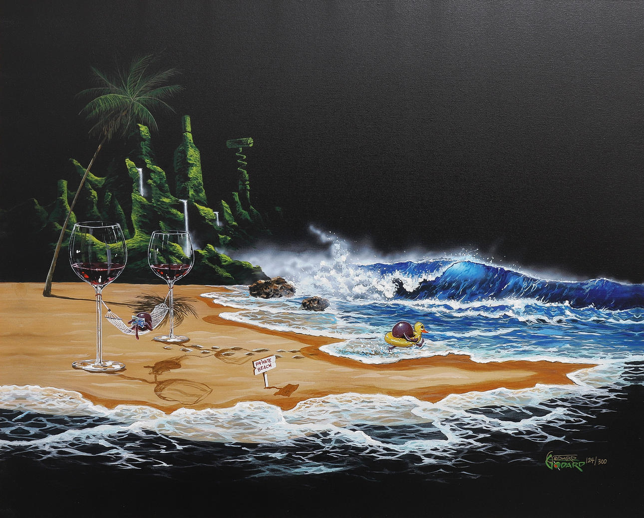 MICHAEL GODDARD  (20TH/21ST CENTURY). PARADIS.