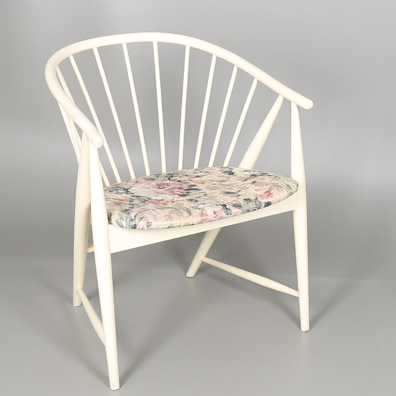 KARMSTOL, "Solfjädern", Sonna Rosén för Nässjö Stolfabrik. 1950-tal.