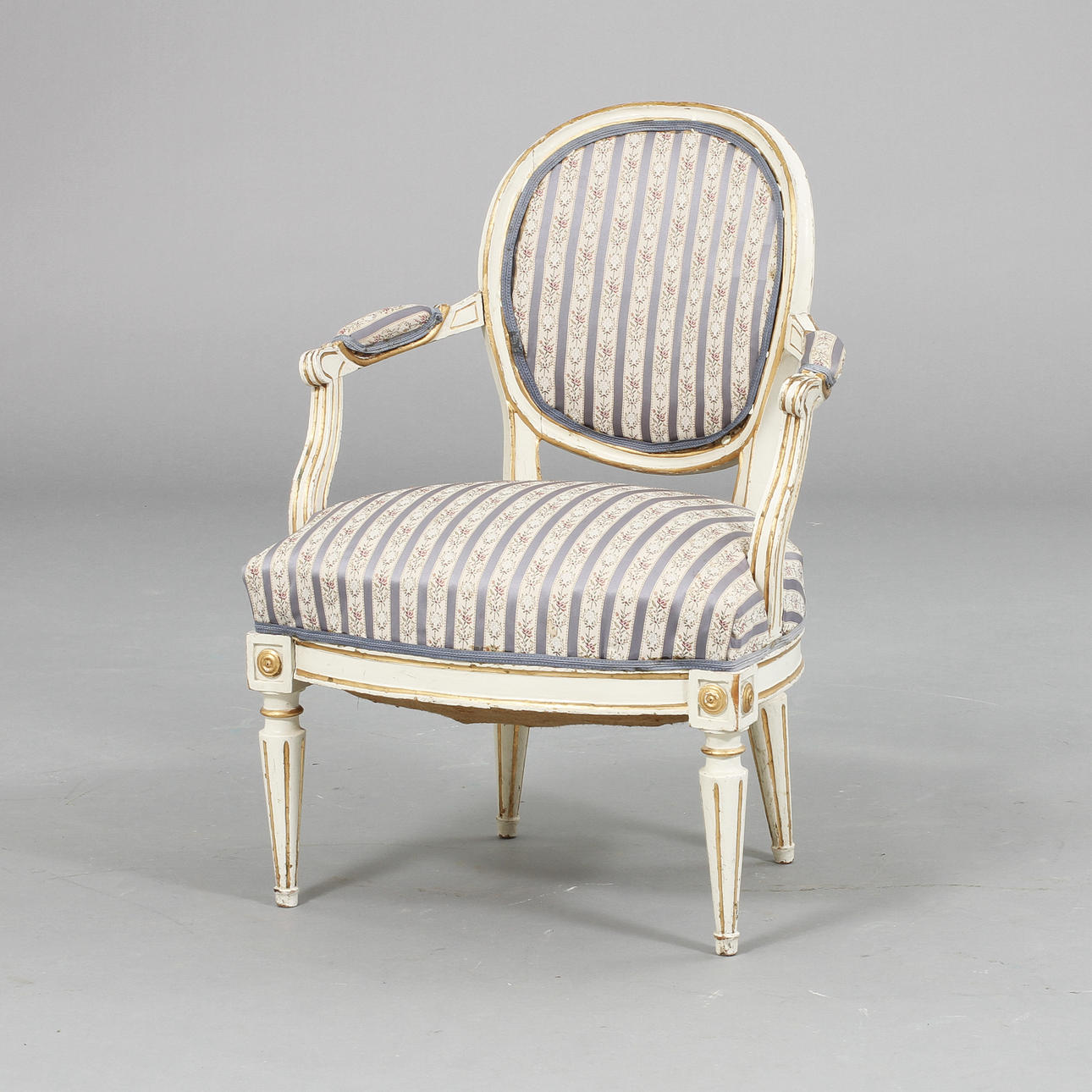 KARMSTOL, gustaviansk, 1700-tal.