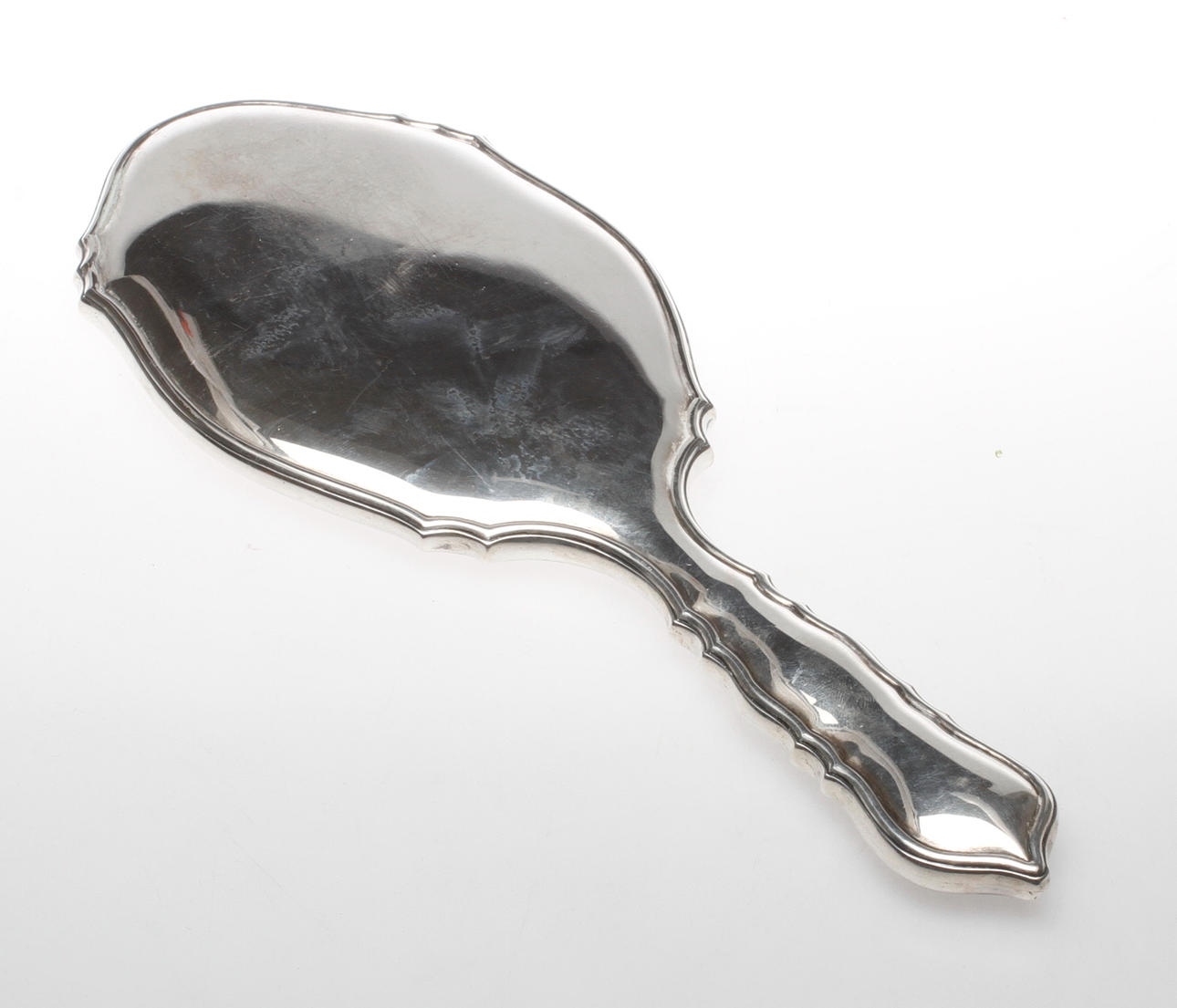 ESPEJO DE MANO, plata, 1900.