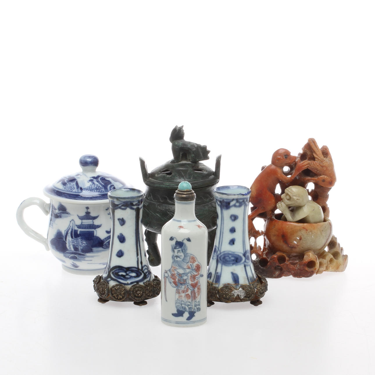 PARTI DIVERSE, 6 delar, orientaliskt.