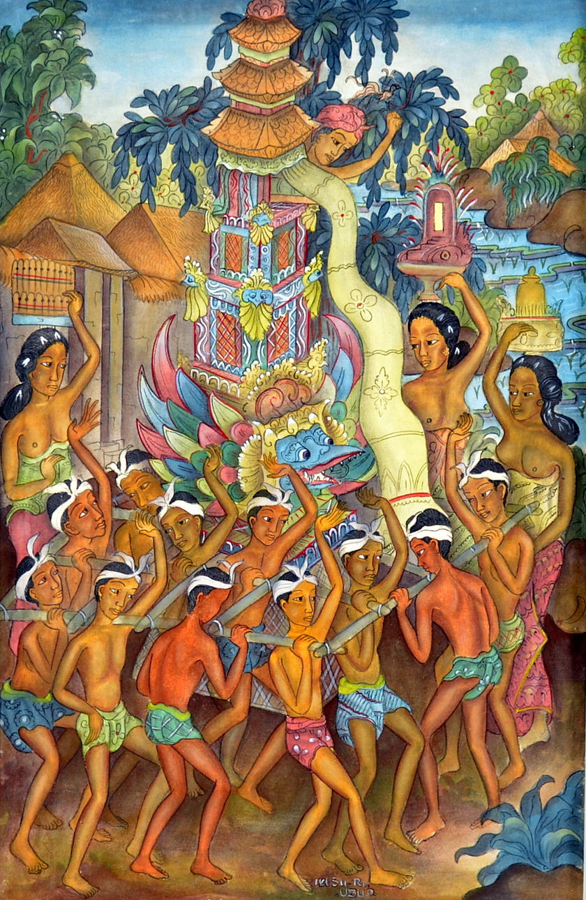 OKÄND KONSTNÄR. Gouache.