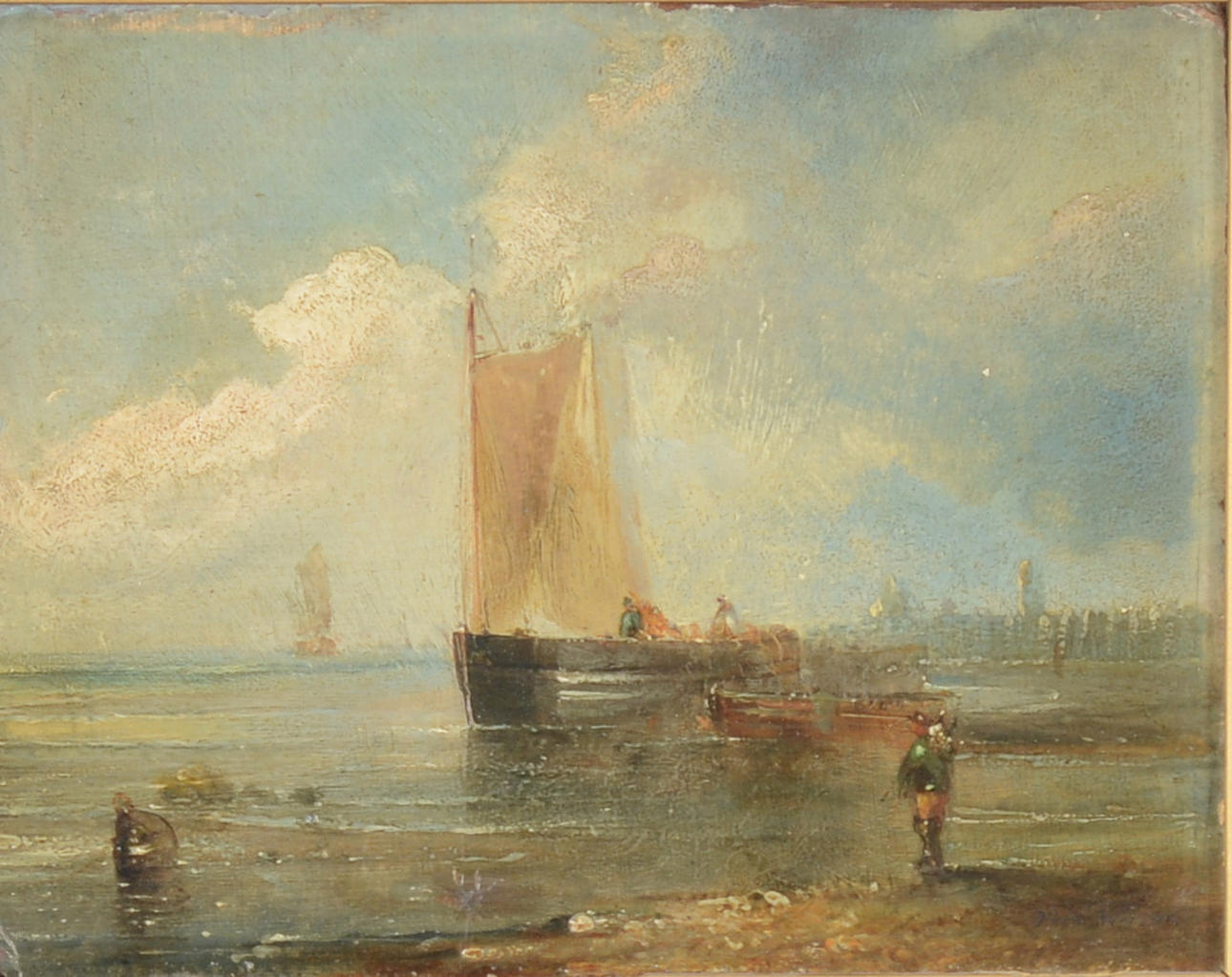 JOHN (JOCK) H WILSON. Olja på pannå.