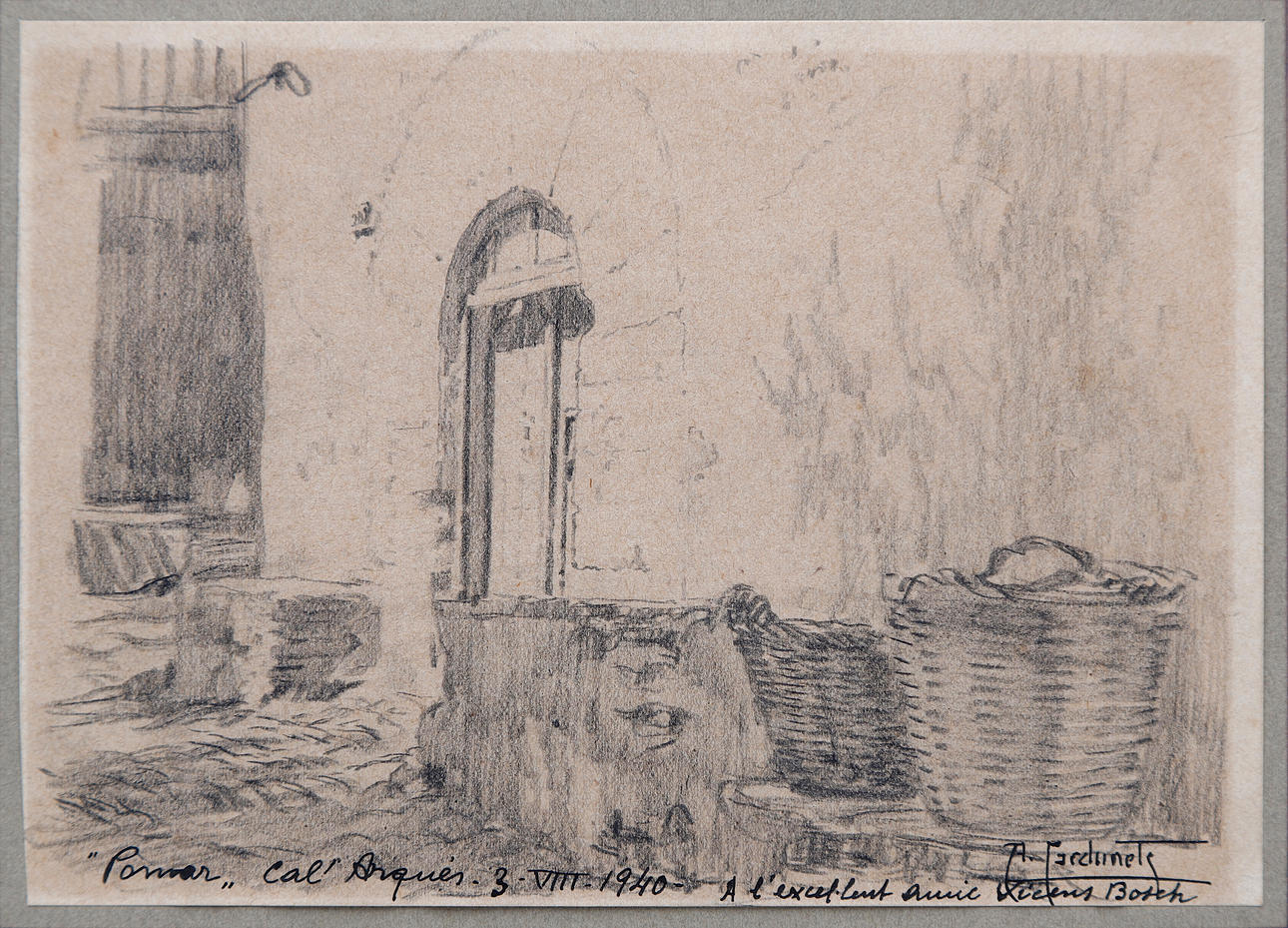 ALEXANDRE CARDUNETS. "Pomar. Cal Arqués", Badalona.