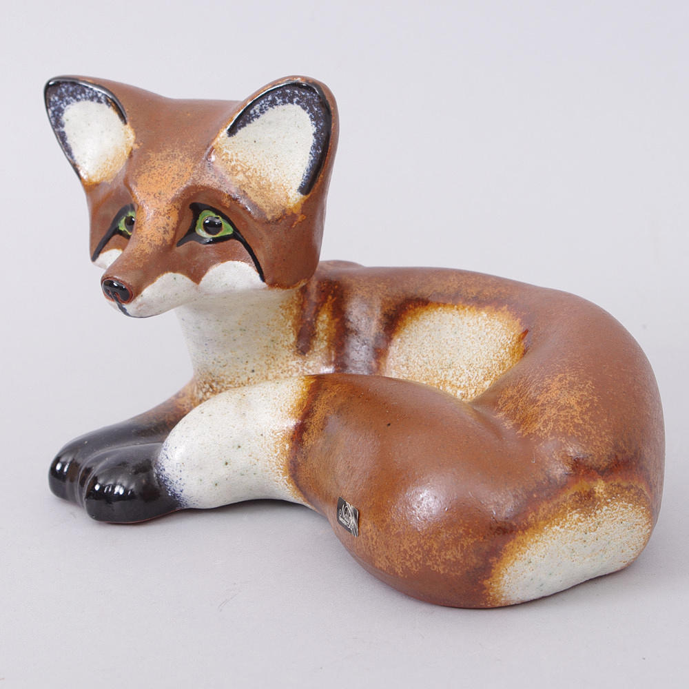 FIGURIN, räv, Thomas Hellström, Nittsjö, osignerad.