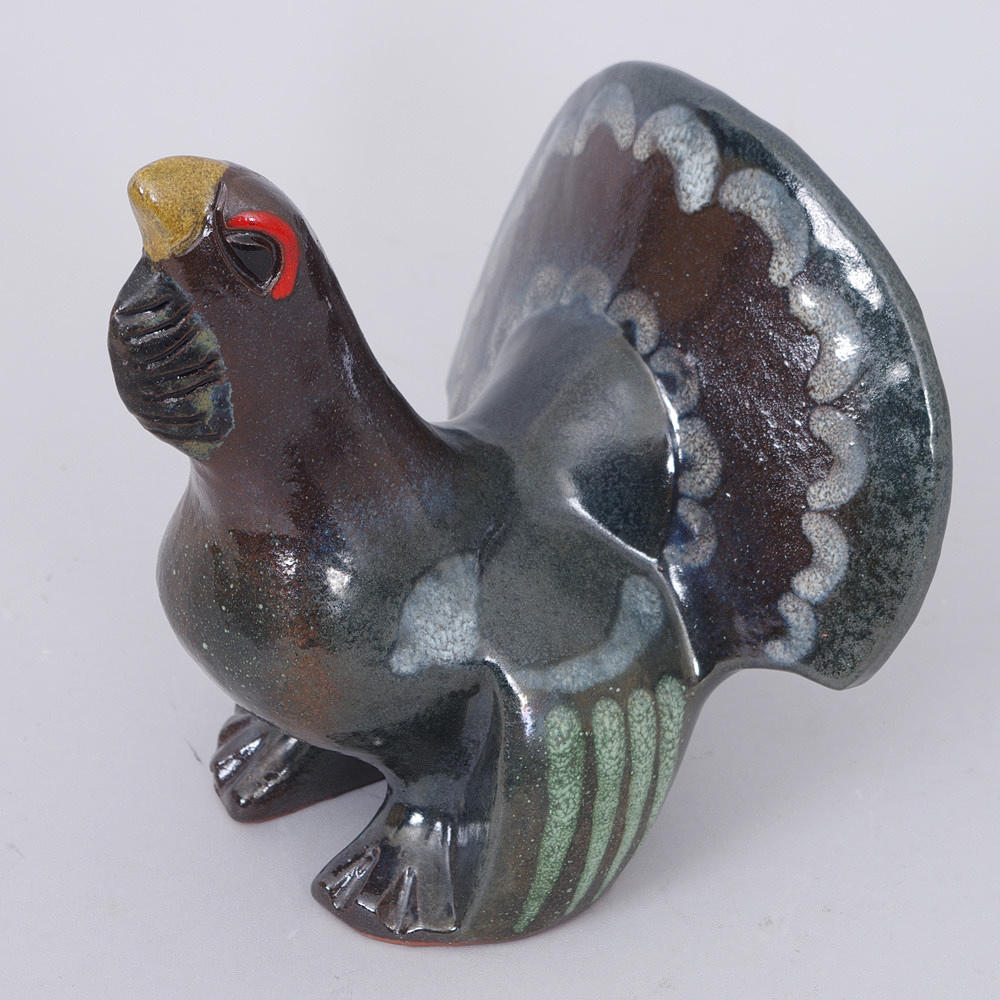 FIGURIN, tjäder, Thomas Hellström, Nittsjö, osignerad.