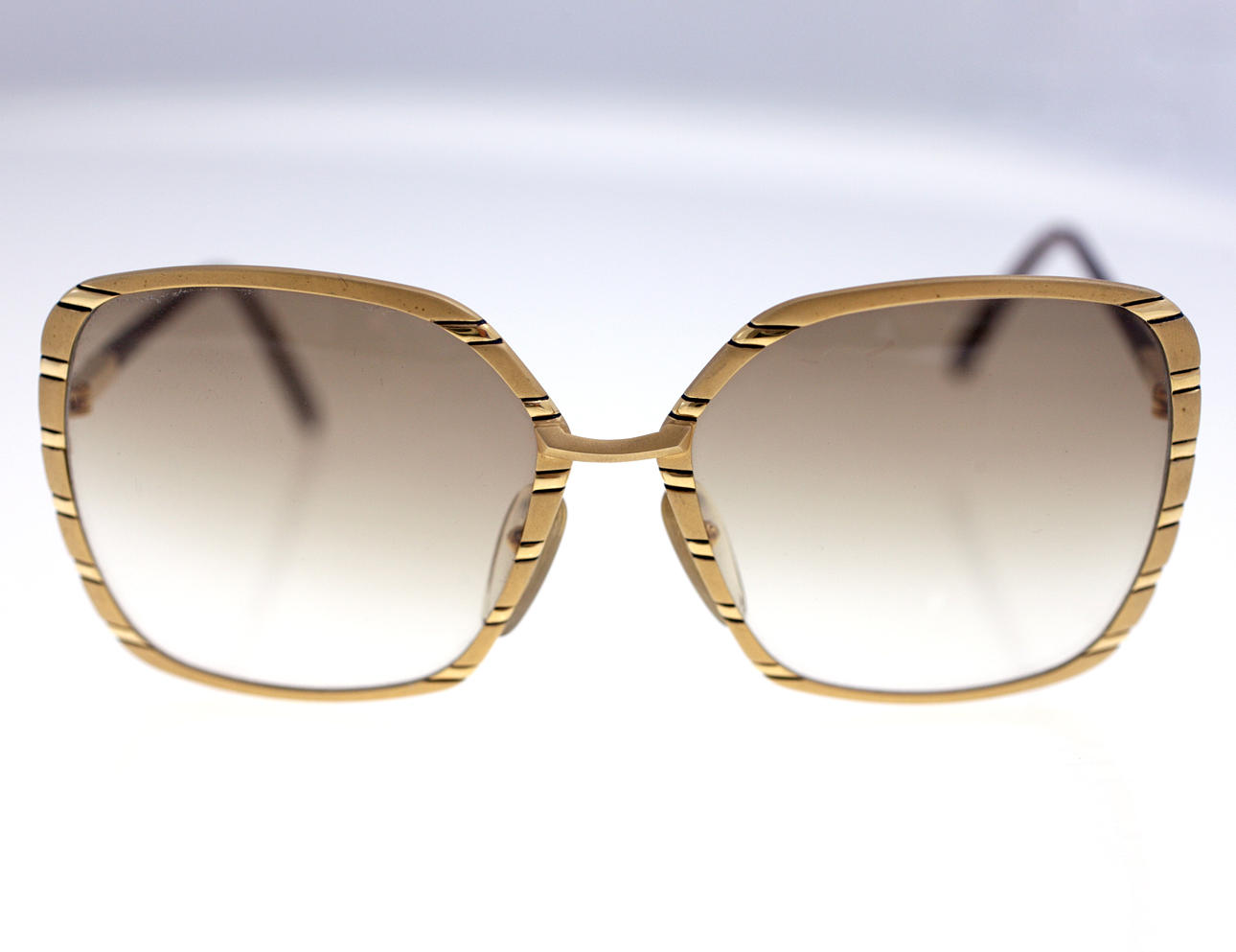 Helena Rubinstein Paris Retro Sunglasses Helena Rubinstein Brown/white Unisex Sunglasses Summer Gift  main image 3