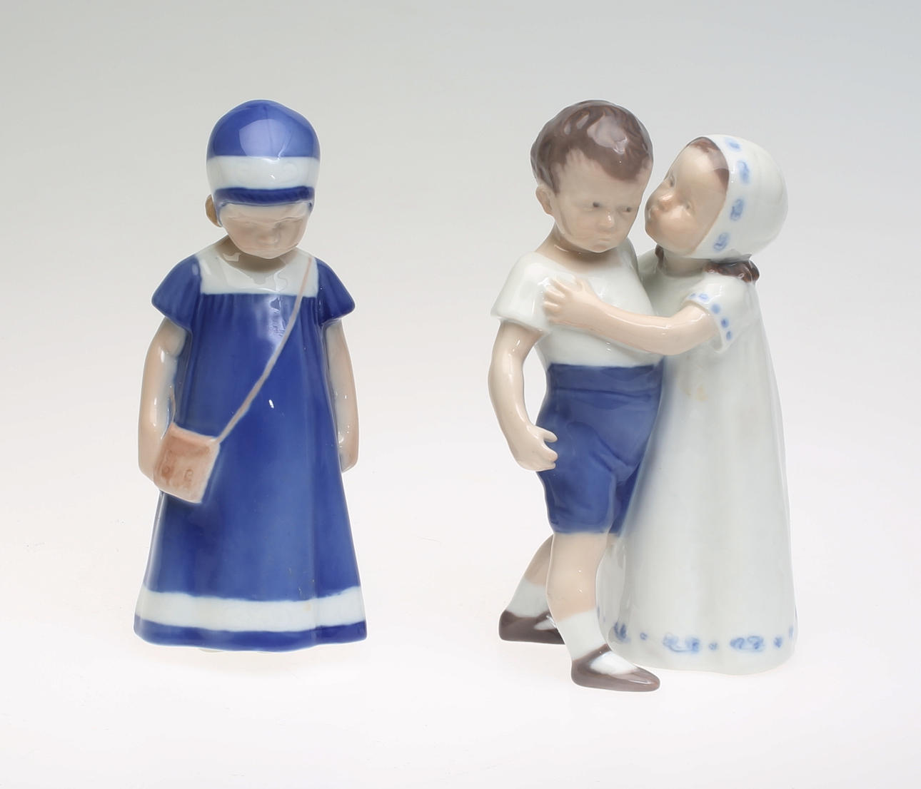 FIGURINER, 2 st, porslin, Bing & Gröndahl.