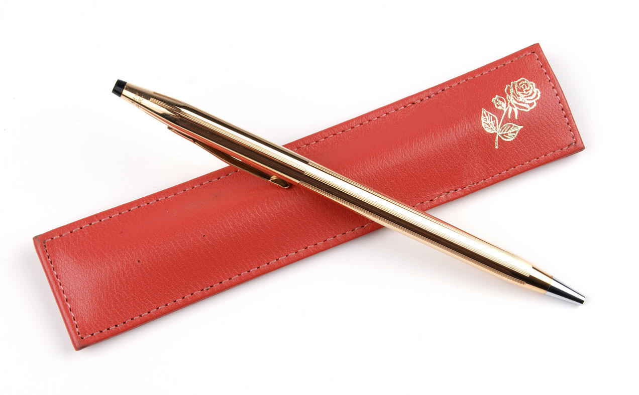 KULSPETSPENNA, företag Cross, irland. 1900-tal.