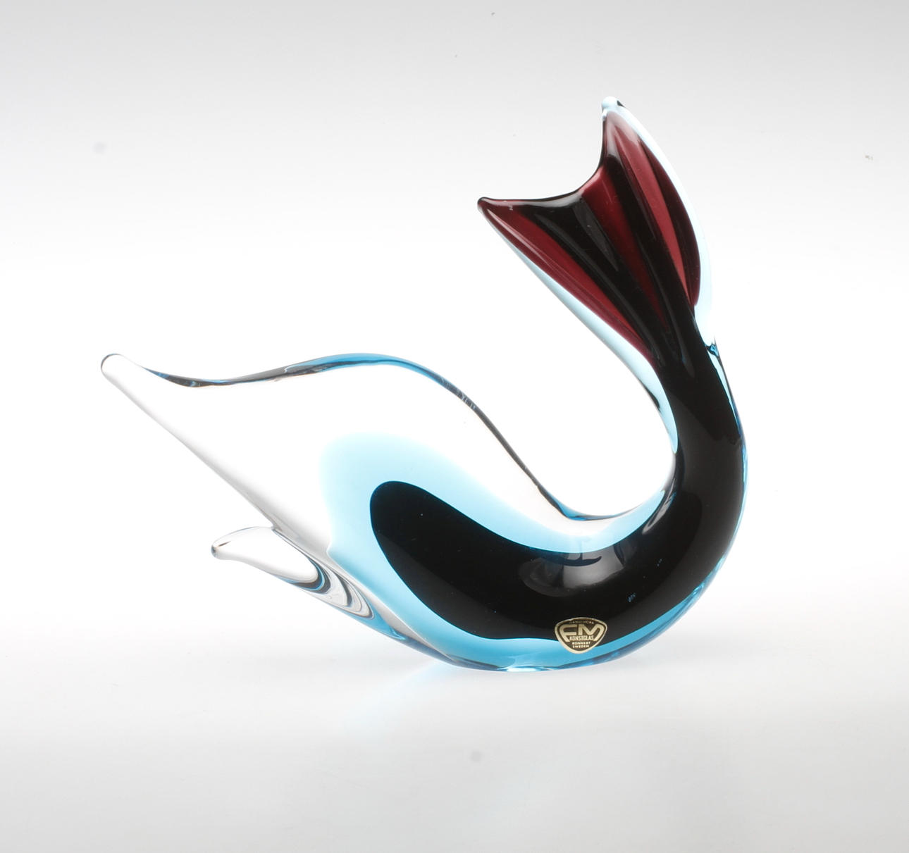 FIGURIN, glas, FM Konstglas, Ronneby.