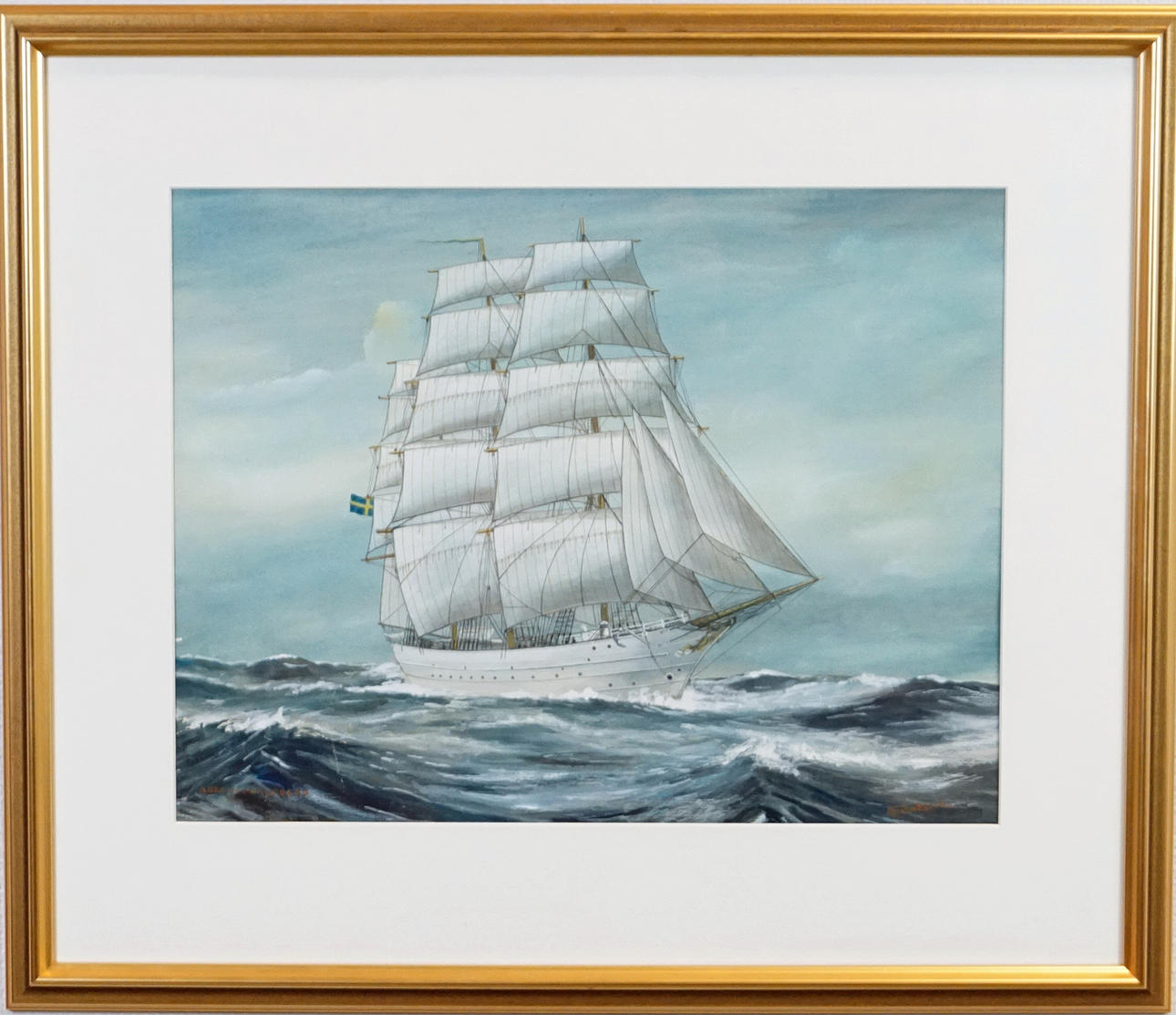GUSTAF FREDRIKSSON (1901-1982). Fartygsporträtt 