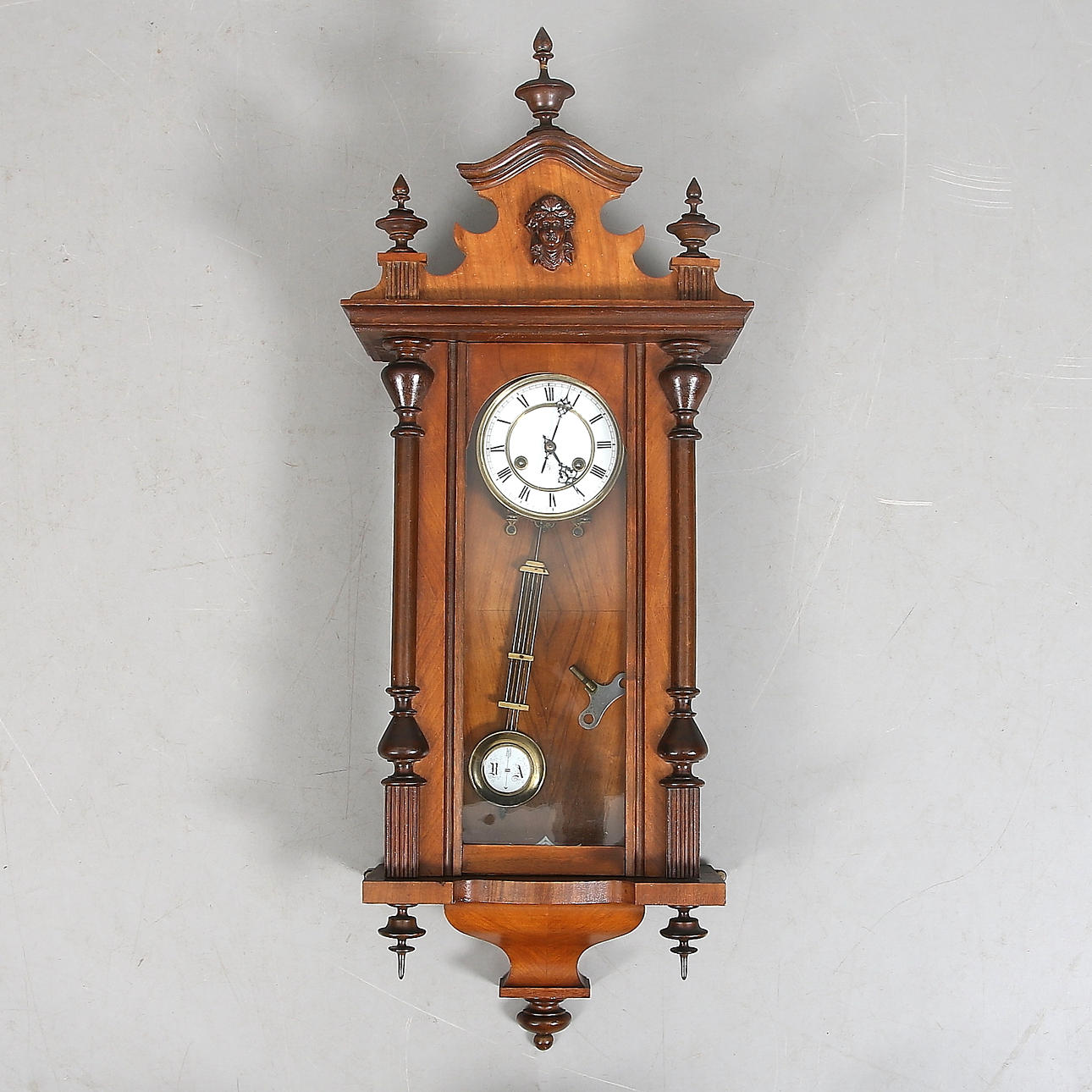 VÄGGUR, nyrenässans, Junghans, tidigt 1900-tal.