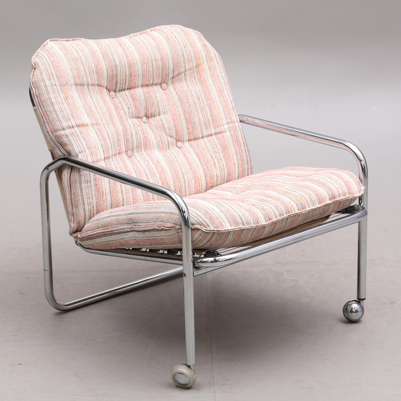 FÅTÖLJ, stålrör, "Klav", Ikea, 1970-tal.