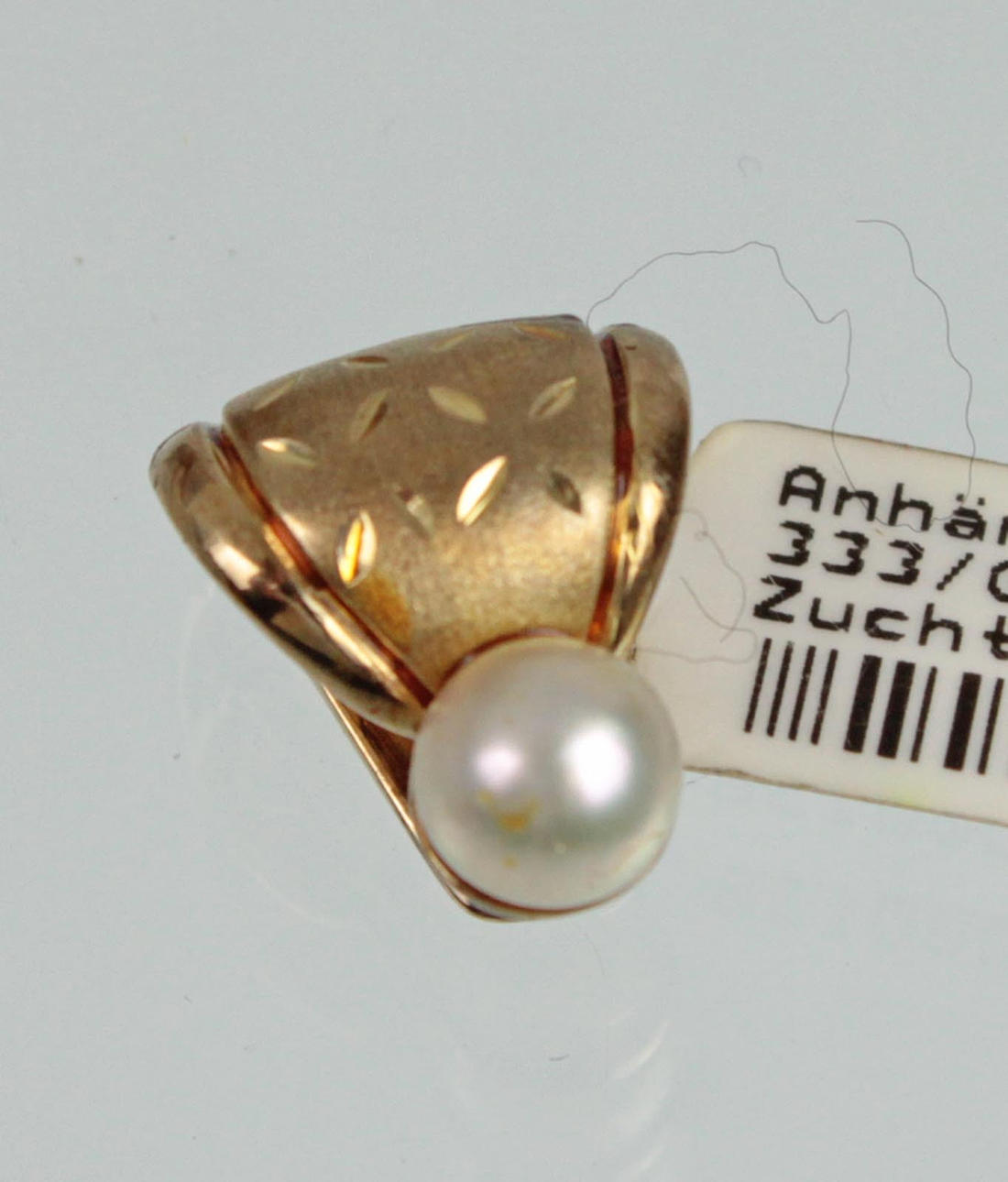 CLIPANHÄNGER MIT PERLE Gold 333.