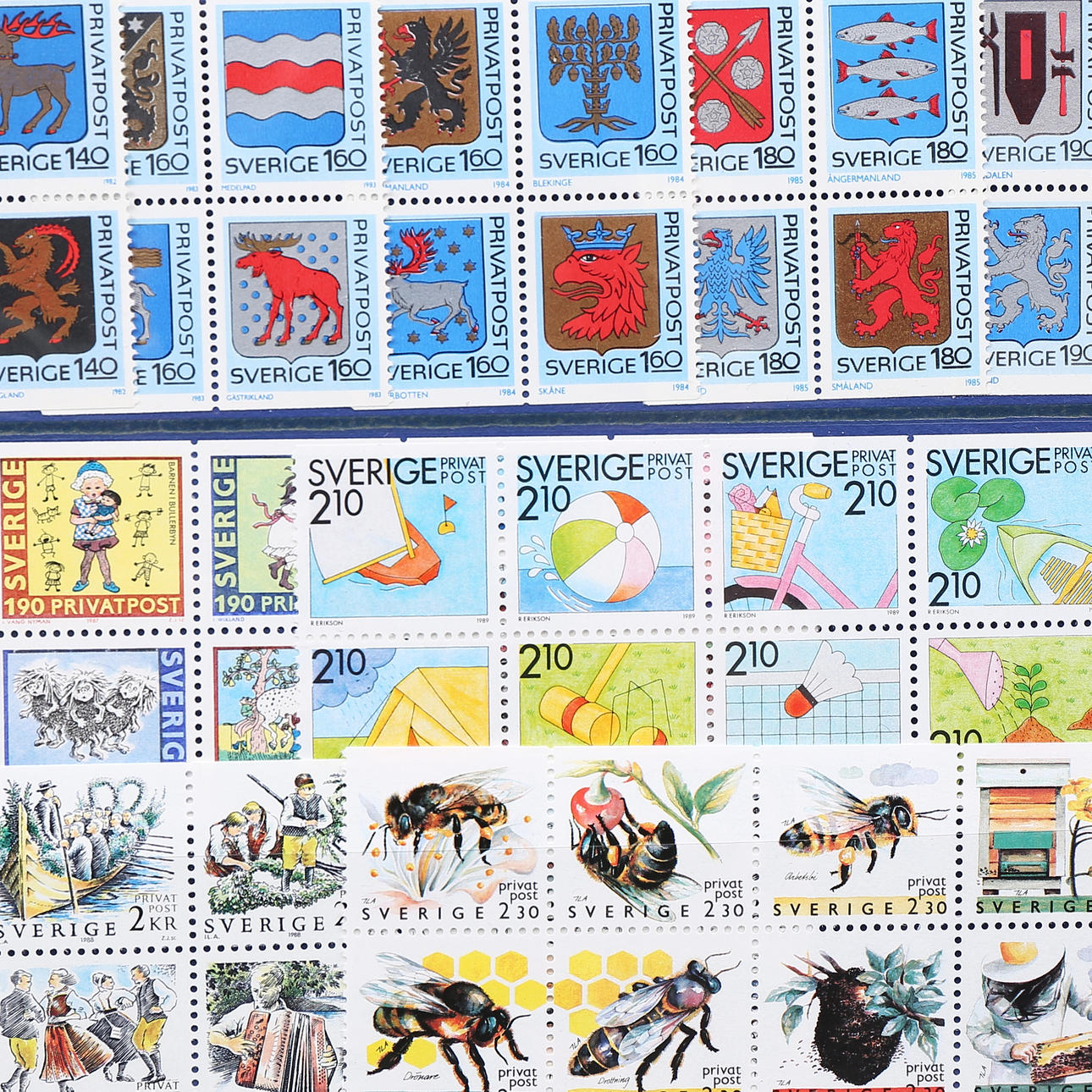 RABATTFRIMÄRKEN, 40 st, postfriska.