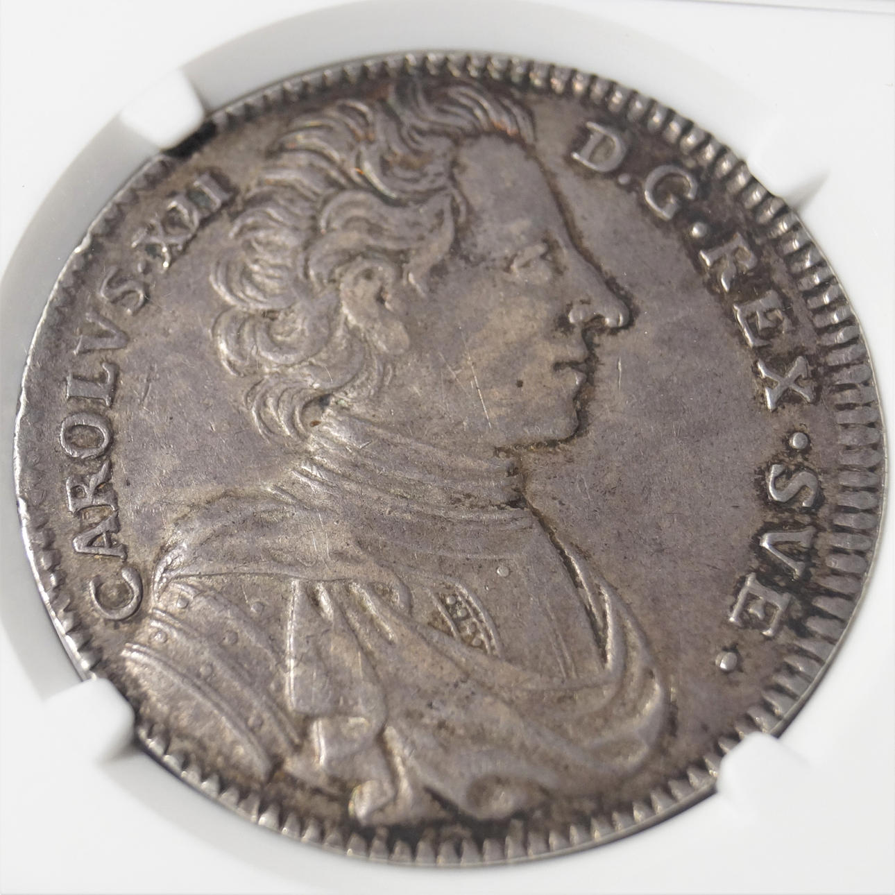 MONEDA, 1 RIKSDALER, 1713 LC SUECIA.